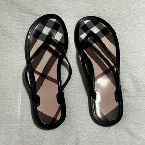 EUC Burberry Jelly Thongs Sandals 39M